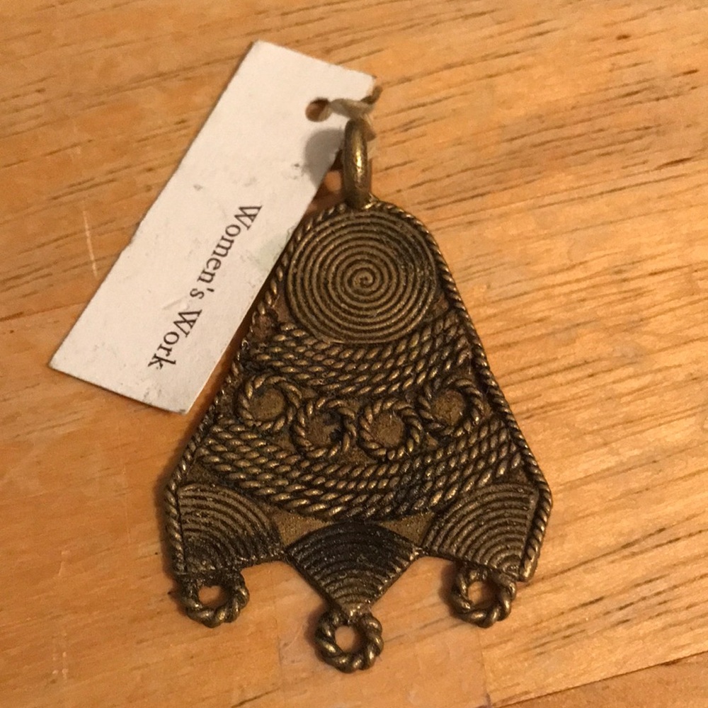 Women’s work Tribal Pendant with tag.